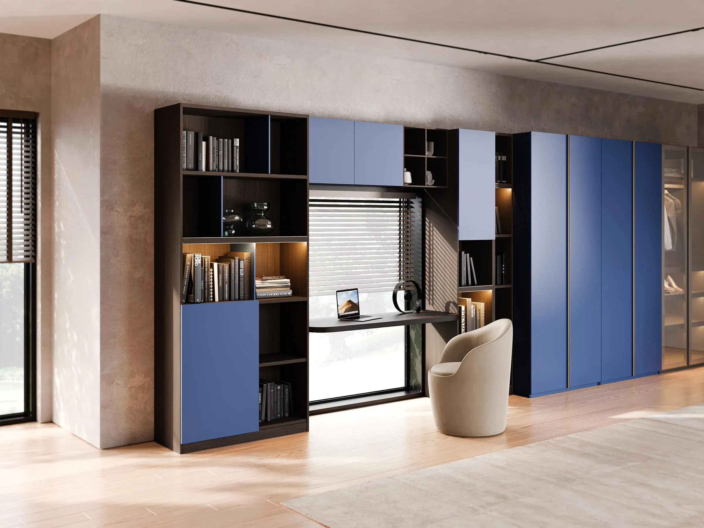 Design Your Home Office with Custom Closets & Bookshelves